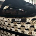 Miss Lola Crochet Knit Long Sleeve Open Front Knit Cardigan Size Small Photo 4