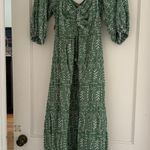 Joie  Green Floral Dress Photo 0
