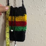 Colorful Crochet Crossbody Bag Black Photo 2