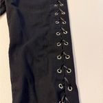 Good American  Good Legs Black Lace Up 8/29 Jeans Pants Photo 1