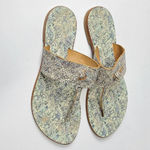 Joie  Blue Paisley La Plage Leather Sandals Size 7 Photo 3