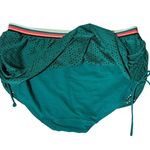 Cacique  GREEN Mesh Ruched Bottom Blousy Top Built in Bra Tankini Sporty 40DDD 14 Photo 7