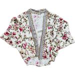 Anthropologie Idalia Floral Jacket Kimono OS One Size Women's Blouse Top Shirt Photo 7