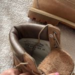 Timberland Tan light and metallic top Leather Boots Photo 1