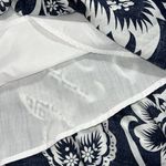 Roz & Ali  size large skirt pull on zips in back lined blue and white floral NWT Photo 5