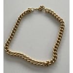 ZARA Gold And Silver Tone Chunky Chain Embossed Coin Necklace Women’s Sz 18.5” Photo 11