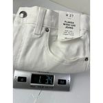 Madewell  Flared Wide Leg Jeans Size 27 High Rise Magic Pockets Cropped Raw Hem Photo 14