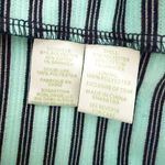 Lilly Pulitzer  | Navy Green Stripe Shift Dress Short Sleeve Short | Size Medium Photo 8