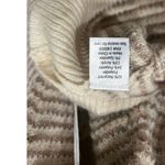 LC Lauren Conrad Lauren Conrad LC Sweater Women’s XXL Dizzy Striped Knit Ruffle Shoulder Cream Photo 3