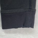 Lululemon Jacket L Mula Asymmetrical Bundle Wrap Zip Stripe Moto Sweatshirt Grey Photo 3