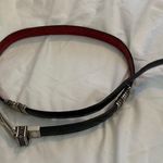 Brighton EUC Vintage Reversible Black and Red Leather Belt Photo 0