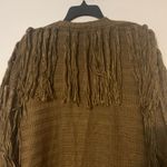 Forever 21 ⭐️ Fringe Balloon Sleeve Cardigan Sweater S Photo 5