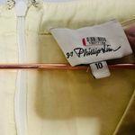 3.1 Phillip Lim Yellow Bright Sleeveless Poplin V-Neck Tie Waist Midi Dress 10 Photo 8