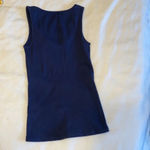 NY & Co Cotton Blue‎ Tank with gold detail Blue Size XS Photo 2