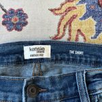 Kenzie Jeans Vintage Luxe The Short Medium/Dark Wash Stretchy Size 12 Blue Photo 4