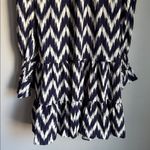 Tuckernuck Pomander Place Kenzo Ikat Navy Blue White Mini Dress Size M Photo 13