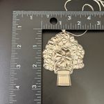 Vintage REED & BARTON Sterling Silver Clover Good Luck Whistle Pendant Necklace Photo 5