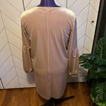 Madewell Women’s Medium Velvet V-neck Lilac Purple Long Bell Sleeve Mini Dress Photo 1