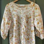 Anthropologie Hester & Orchard New York  Floral Boho Blouse Top Size Small Photo 0