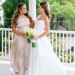 Show Me Your Mumu  Champagne Luxe Satin Dress Photo 2