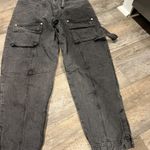 Maniere De Voir NWT  cargo black jeans size 14 Photo 2