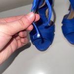 Carmen Steffens Neon Blue Cutout Lace Photo 6