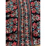 Umgee S XL/XXL Black Floral Embroidered Kimono Open Front Multicolor Boho Hippie Photo 4