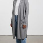 Coco + Carmen  Women's Cozy Gray Cardigan Photo 0