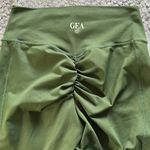 GEA Green Leggings Butt Lift Large EUC #1974 Photo 3