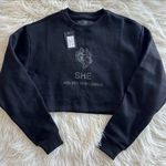 Darc Sport SHE Wolves Worldwide Crewneck Black Size Medium Photo 1