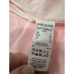 River Island New NWT Women's Neon Pink Boucle Blazer UK 6 Textured Rhinestone Photo 7