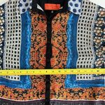 Clover Canyon  women long sleeve printed blouse artsy whimsical modest Office S Photo 4