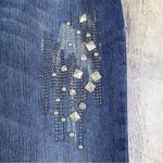 Southpole Jean Co. Size 0 Distressed & Decorated w/Beads & Studs & Glitt… Photo 8