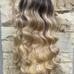 Sidepart ombré beach wave Swisslace lacefront Photo 3