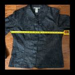 Bamboo traders black jeans jacket animal design L Photo 6