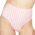 Southern Tide Swim Bottom Conch Shell Gingham High Rise Bikini Bottom Sz XL NWT Photo 0