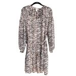 H&M MAMA Zebra Print Chiffon Maternity Dress Size S/M Photo 1