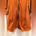 Source Unknown Orange Zip Up Hoodie Cardigan 100% Cotton Size Small Photo 3