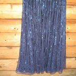 Mac Duggal  5509 Womens Blue SEQUINED WRAP OVER 3/4 SLEEVE GOWN Photo 12