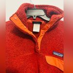 Patagonia Red Crewneck Sweater Women Size L Photo 5