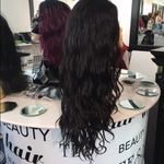 Wig Swisslace Human hair Blende Brown Long Curls Photo 3