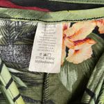 Tropical print polyester and Lycra Raps skirt and tank top set size medium Green Photo 2