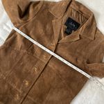 Zazee Jacket Blazer Vintage 100% leather Suede Brown Size M Size M Photo 7