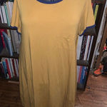 LuLaRoe  golden rod yellow high low loungewear XL knit dress Photo 0