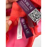 Adore Me  Lace Underwire Bra Red Pink Floral Full Coverage 44DDD Lingerie Bold Photo 6