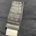 SAM New York Black Coated Cotton Puffer Parka Fur Trim Hood Jacket XS Cozy Luxe Photo 4