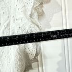 Princess Polly  Dress Women Size 4 Ruffled Pleated Mini White Cottage Flared Lace Photo 3