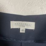 Antonelli Firenze Sheath navy blue 3/4 Sleeve Dress IT 48 US 12 Pockets Cotton Photo 2