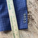 Oak Hill Men's Blazer Mens 2XL 50R 52R Blue Check Sport 2 Button Suit Jacket Size undefined Photo 5