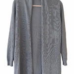 Tahari  Pale Blue Lightweight Open Front Cardigan Sweater Size Small Photo 0